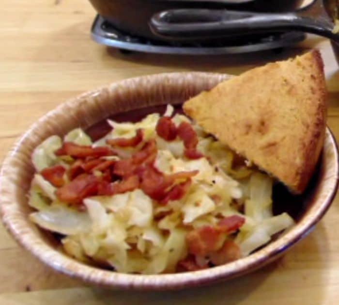 How To Make Skillet Fried Bacon And Cabbage