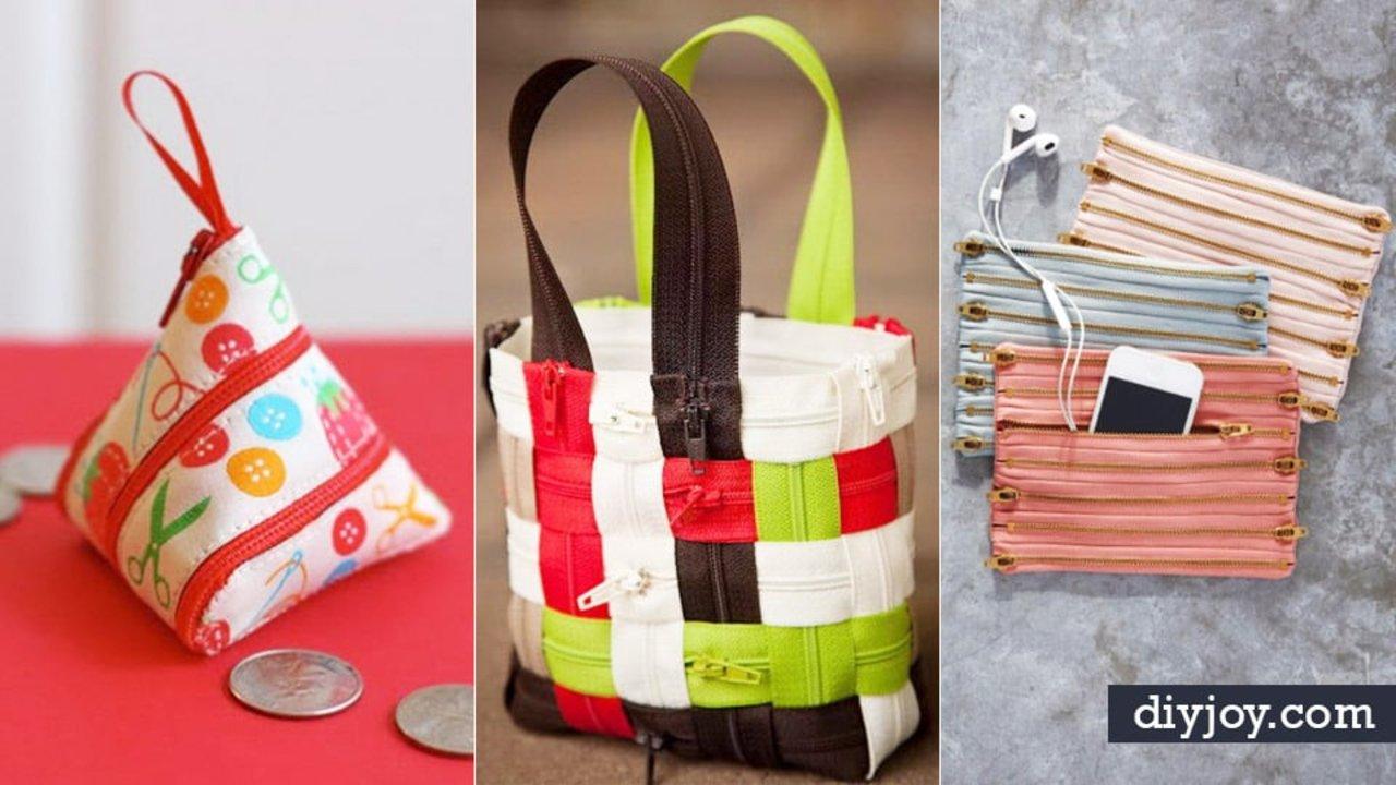 18 DIY Zipper Crafts to Make With Leftover Zippers