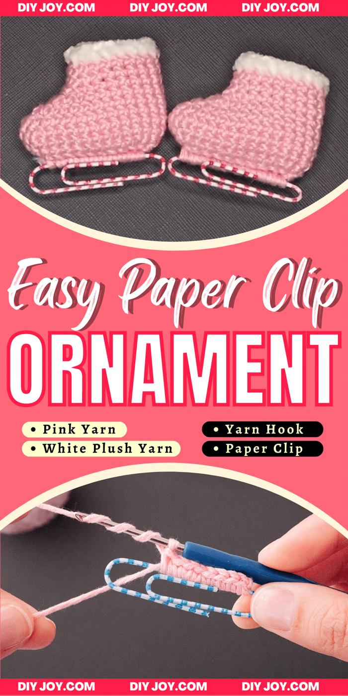 Easy Paper Clip Ornament Tutorial