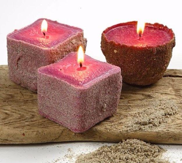 Beach Sand Candle, a simple gift idea friends will love and a budget friendly way to dress up a mantel