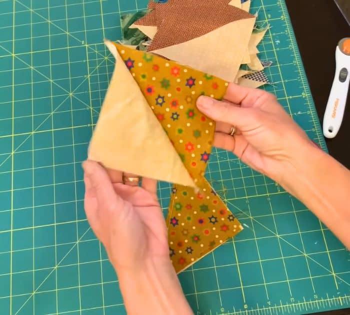 Baby Hourglass Quilt Block (Step-By-Step) Tutorial