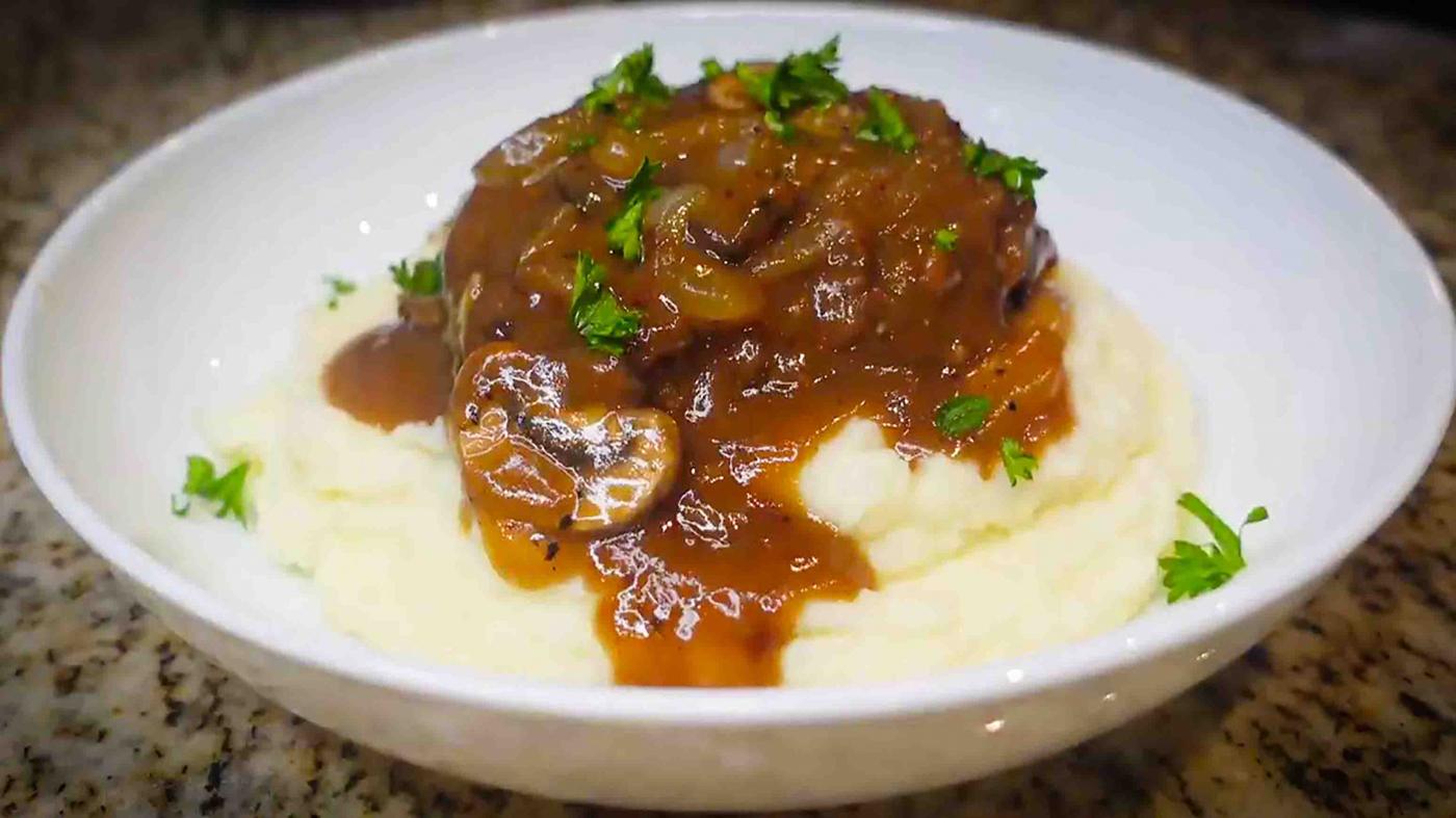 Old-School Hamburger Steak and Gravy Recipe
