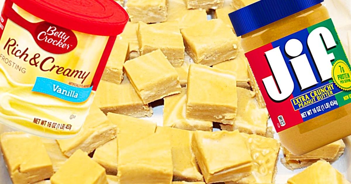2 Ingredient Peanut Butter Fudge Recipe