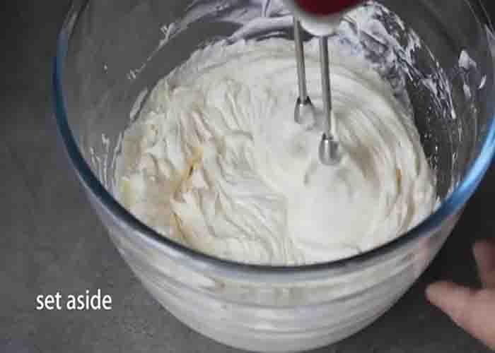 Assembling the pecan cheesecake bars