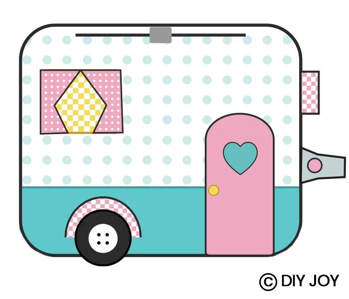 Camper Trailer Zipper Pouch Sewing Tutorial by Sueeye