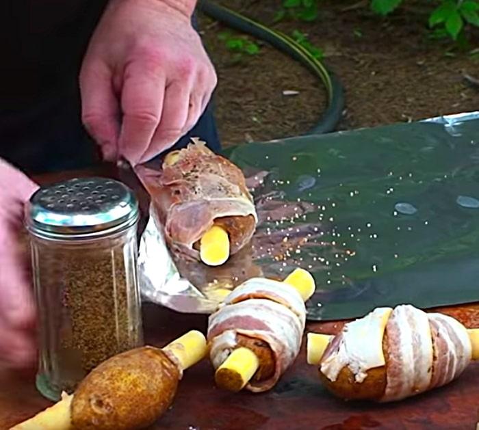 Make stuffed potato bombs