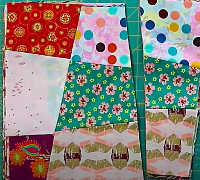 Scrap buster quilt idea with free pattern