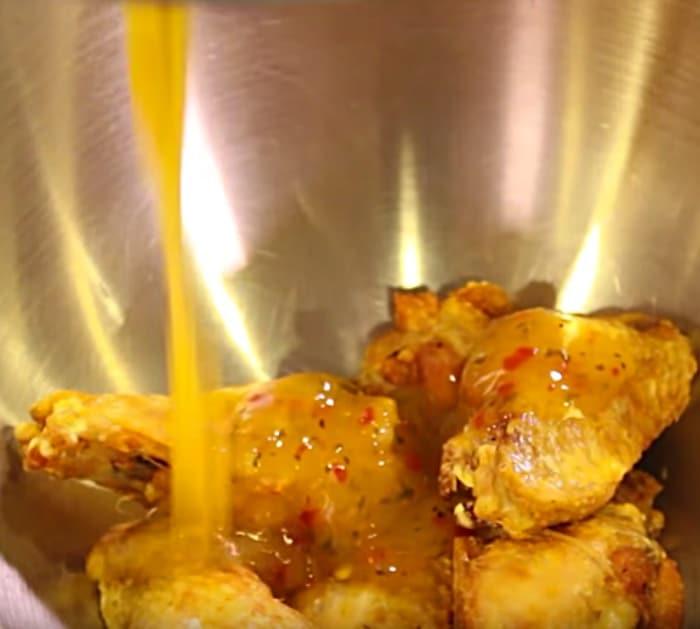 Learn to make quick and easy buffalo wings with Mountain Dew Sauce