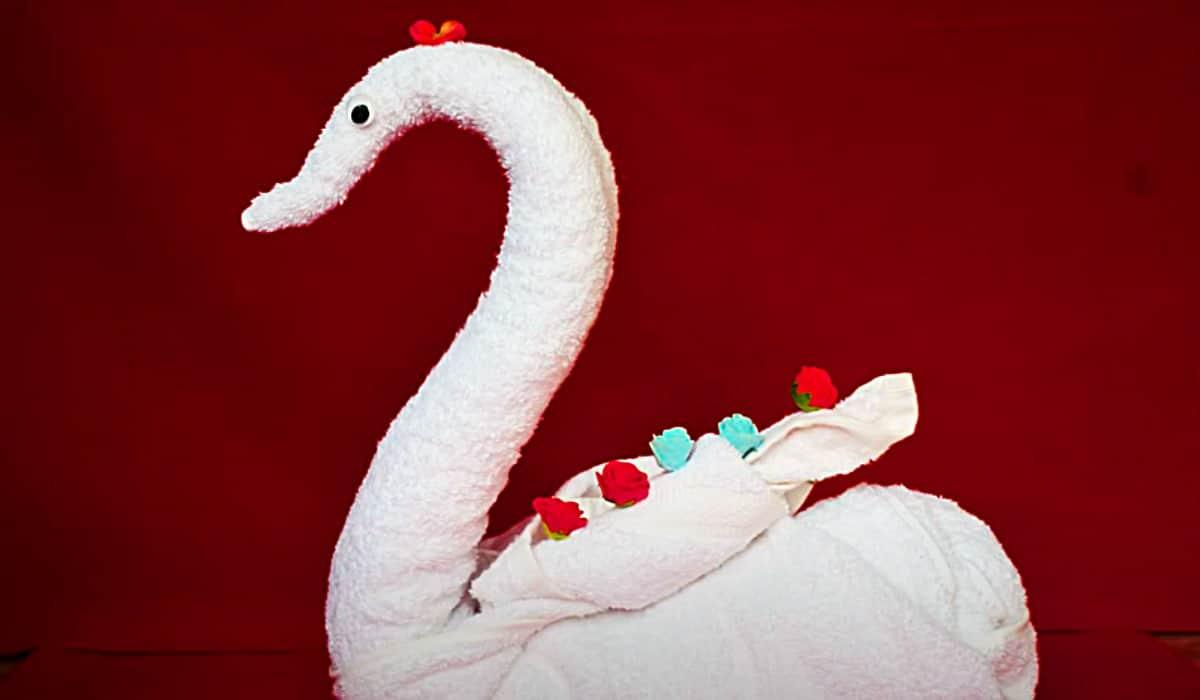 How To Make A Towel Into A Swan