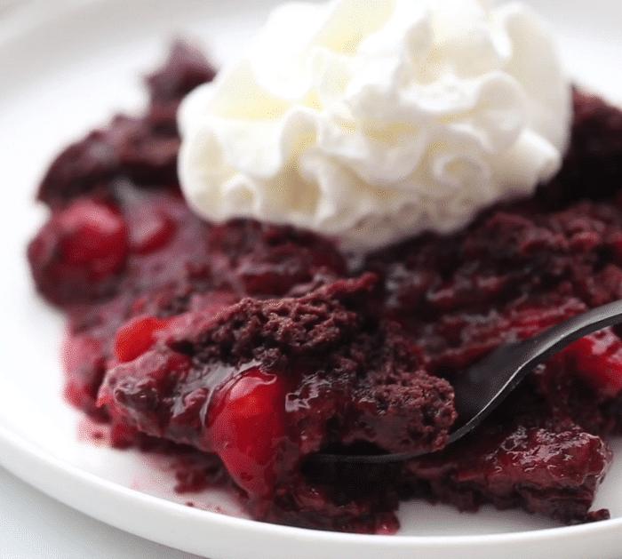 Ingredients for Chocolate Cherry Dump Cake