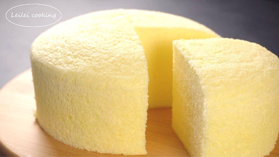 No-Bake Fluffy Chiffon Cake