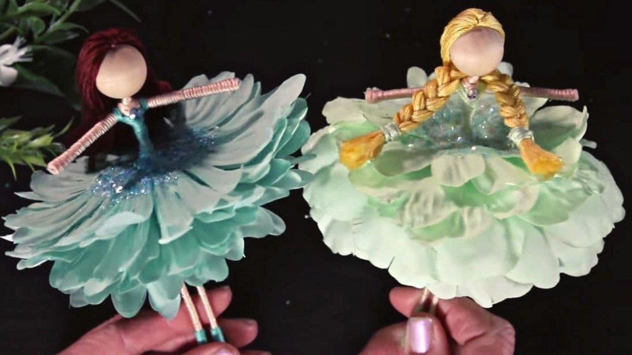 Easy DIY Spring Flower Fairies Tutorial