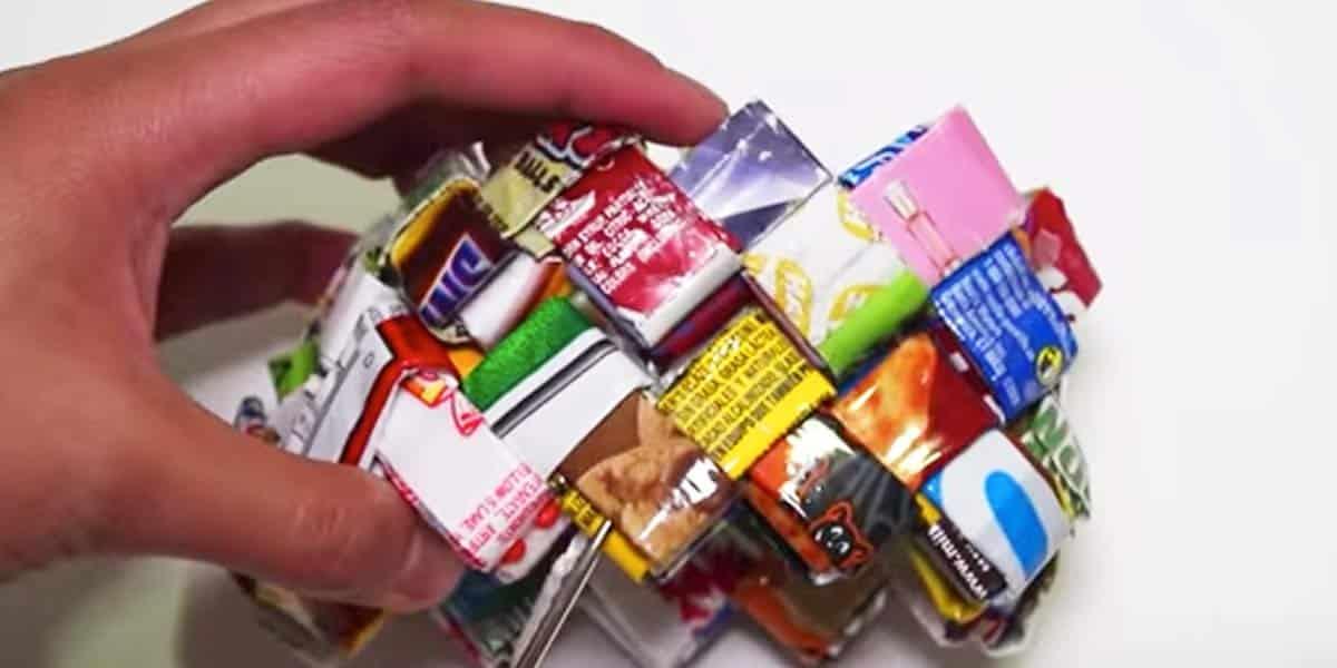 You Won’t Believe The Incredibly Fun Item She Makes With Candy Wrappers!