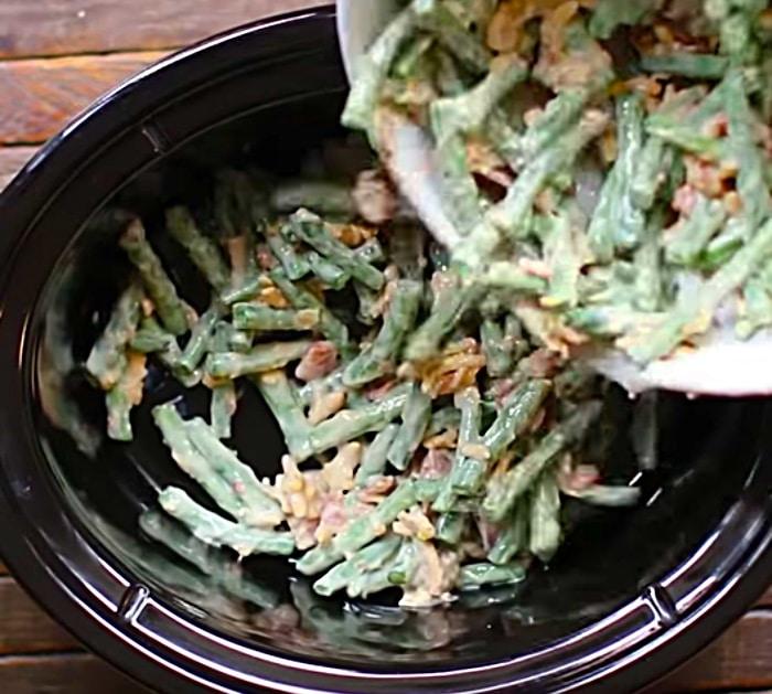 Learn to make a green bean bacon casserole
