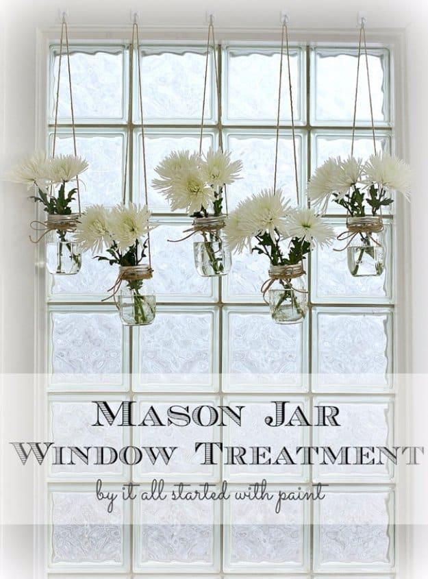 Mason Jar Window Treatment, a creative way to reuse what you already have and a simple idea that makes a real difference