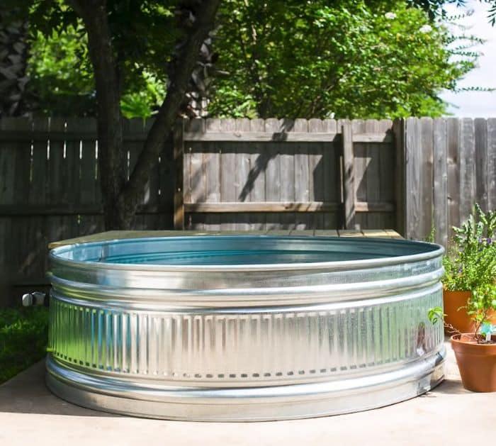Easy DIY Backyard Stock Tank Pool Tutorial