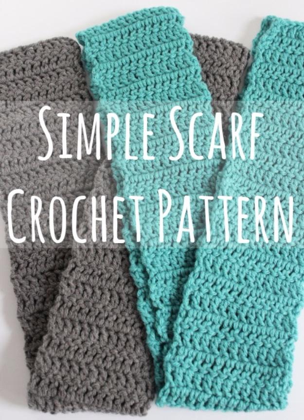Simple Scarf Crochet Pattern, cheap to pull off with dollar store finds and a piece worth keeping out on display