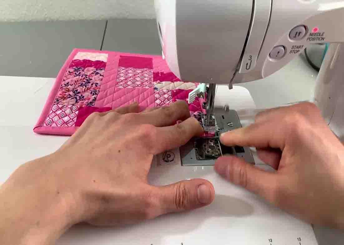 Finishing the quilting project