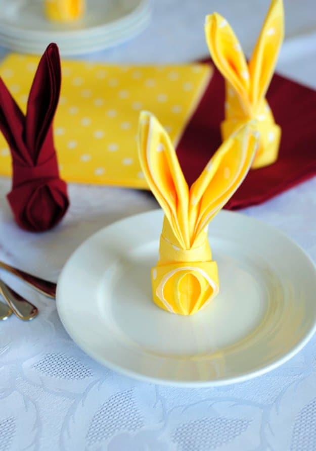 How to Fold a Napkin Into a Bunny, a project that comes together in an afternoon and an affordable way to try something new