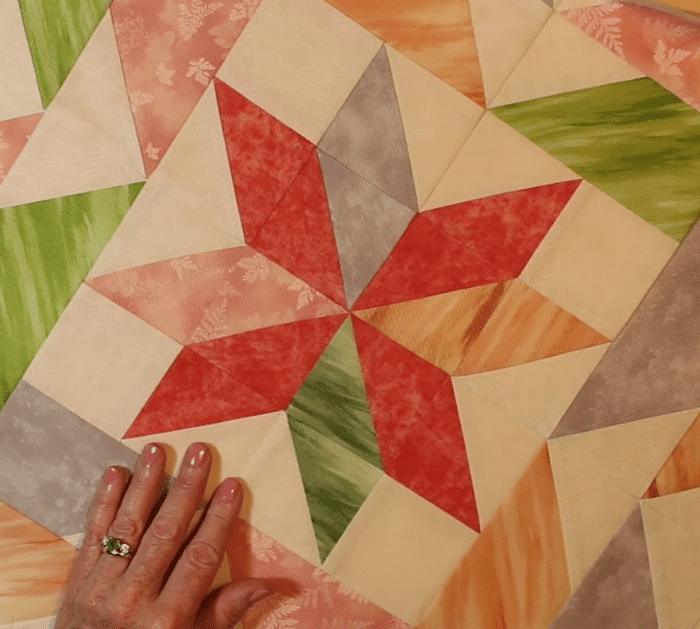 Easy Spring Roses Quilt Block Tutorial