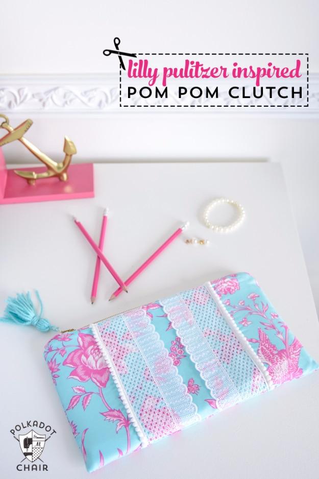 Pom Pom Clutch, forgiving of small mistakes along the way and a keepsake worth handing down for years