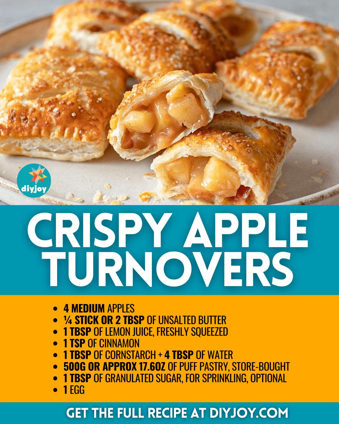Easy & Crispy Apple Turnovers Recipe