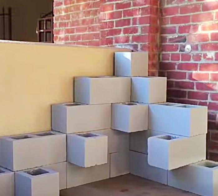 Make a cinder block planter