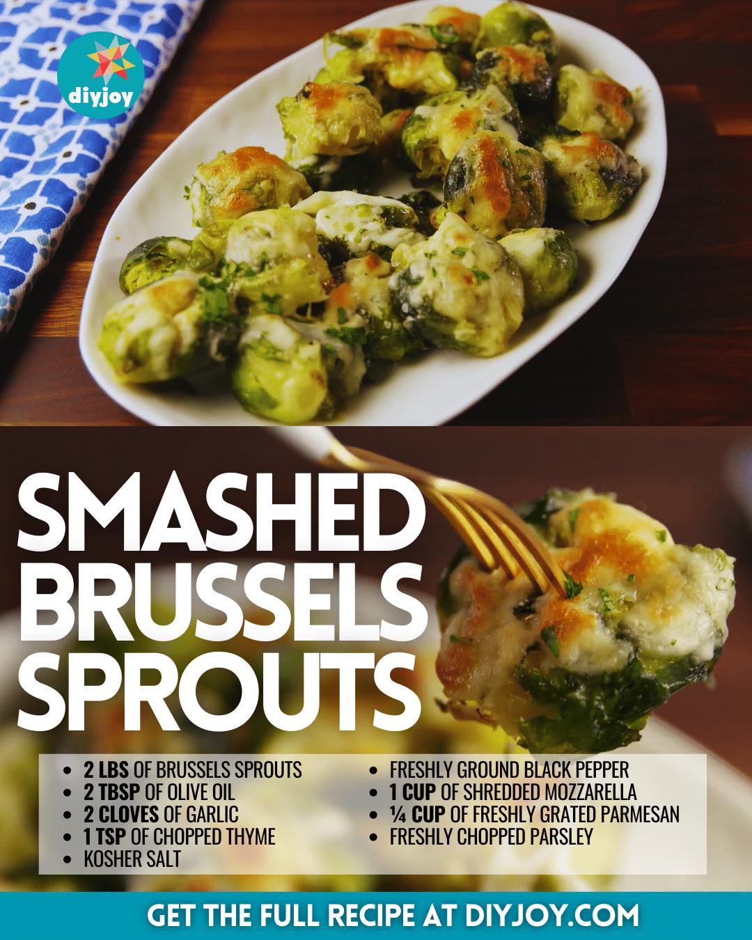 Easy Smashed Brussels Sprouts Recipe