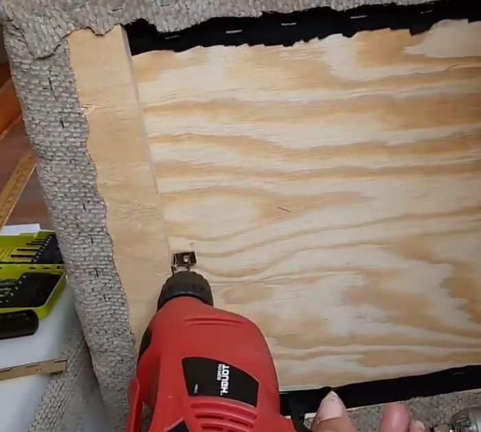 How To Make DIY Tufted Storage Bench