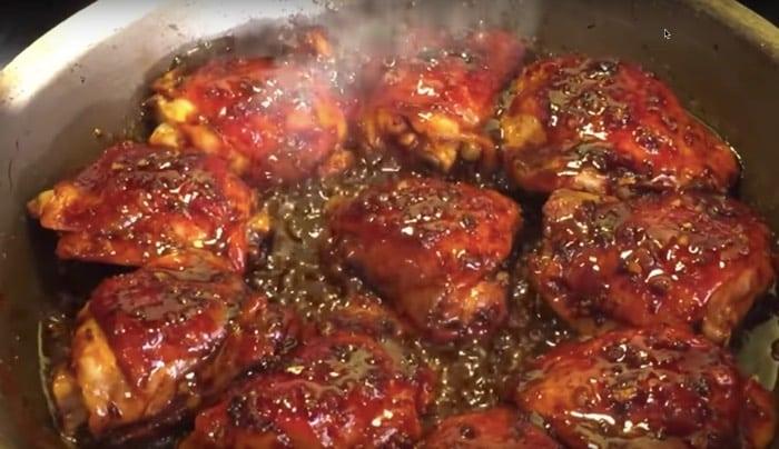 Honey Garlic Glazed Chicken Thigh Recipe