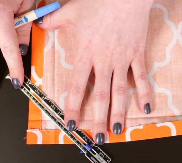 How to Easily Sew a Mitered Corner Tutorial