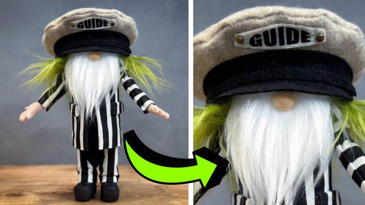 How to Make a DIY Beetlejuice Gnome