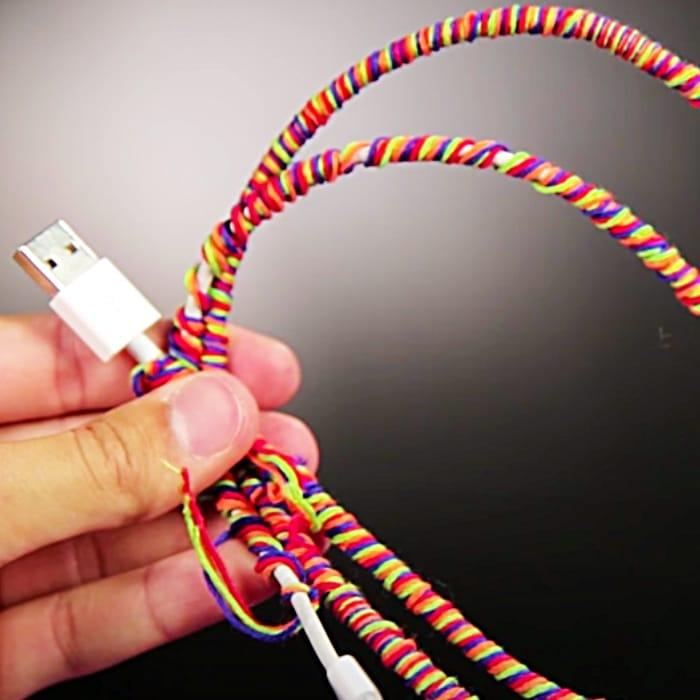 Easy Phone Charger Hack - How To Fix An iPhone Charger - Easy Phone Cord Hack - Fix Your Phone Cord
