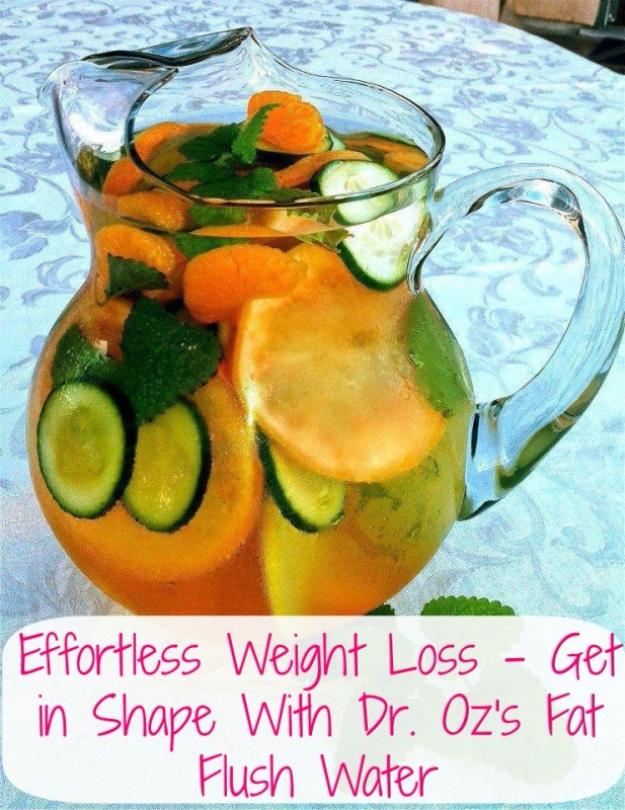 Effortless Fat Flush Water, a light, flavorful way to drink more water and a budget friendly recipe for a healthier routine