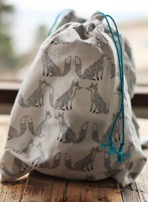 Zero Waste Shopping Bags for Produce and Bulk Bins, a reusable bag project, gentle on the wallet and the schedule