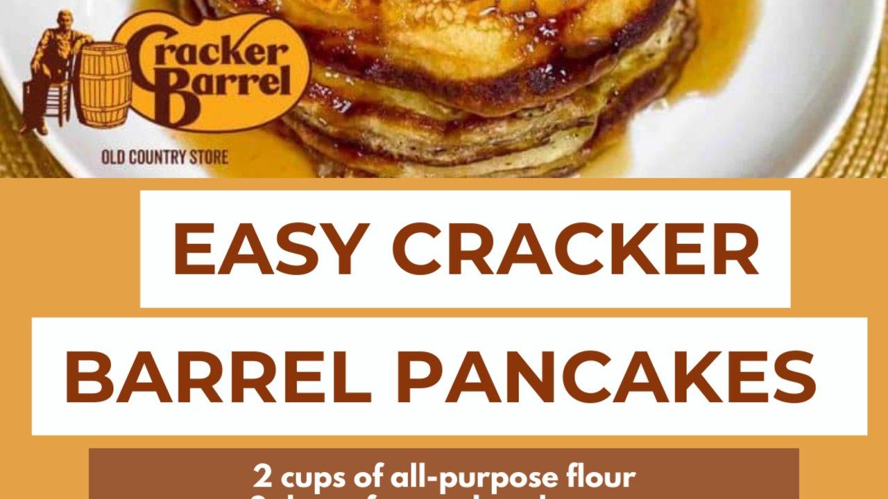 Easy Cracker Barrel Pancakes Recipe