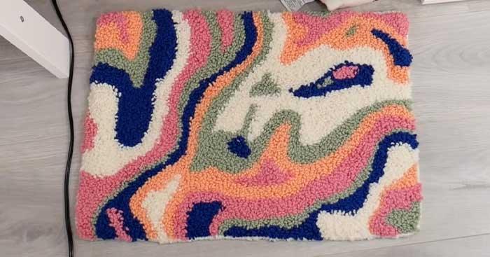 Groovy Punch Needle Rug Tutorial