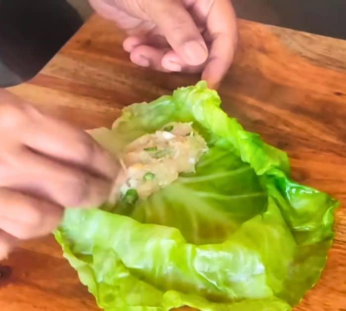 How to Make Chicken Stuffed Cabbage Roll