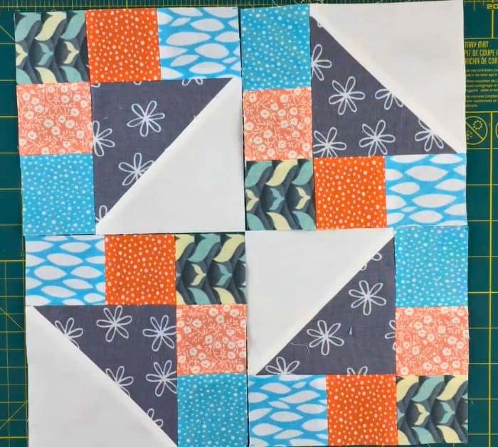 Quick and Easy Disappearing Churn Dash Quilt Tutorial
