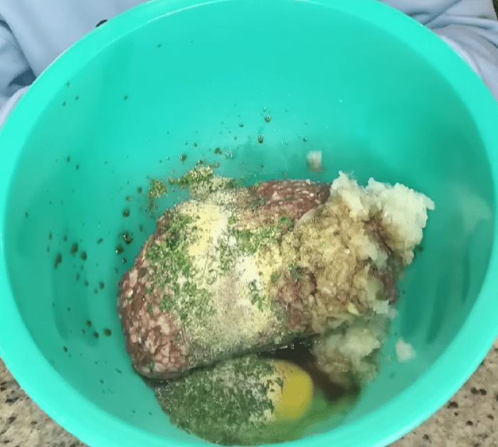 Ingredients for Porcupine Meatballs