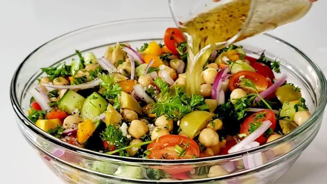 Mediterranean Chickpea Salad Recipe