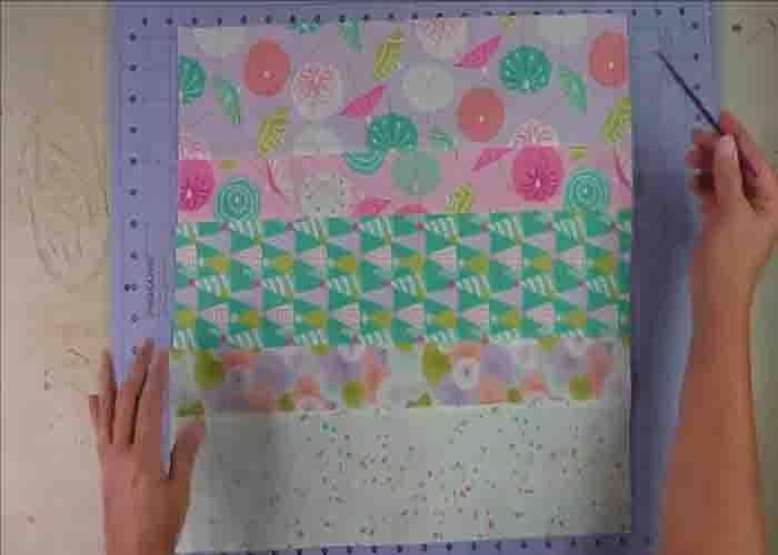 Making the strip blocks for the wickedly easy quilt