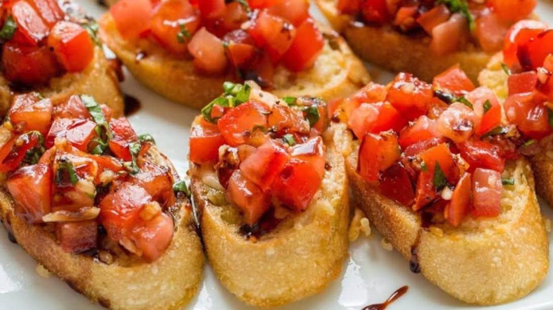 Authentic Italian Tomato Bruschetta