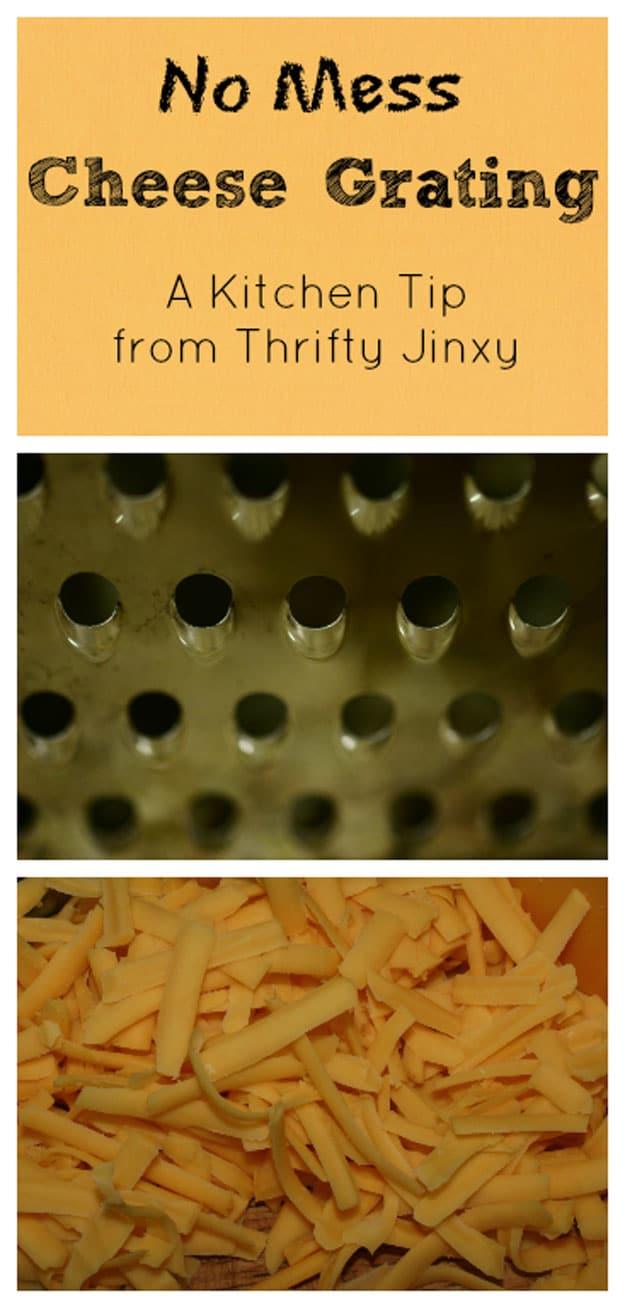 Grate Cheese Without the Mess, worth adding to the regular routine and a trick the whole household benefits from