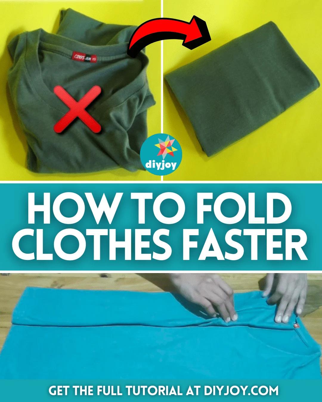 How to Fold Clothes Faster
