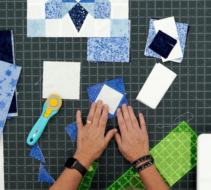 Materials for Winter Star Quilt