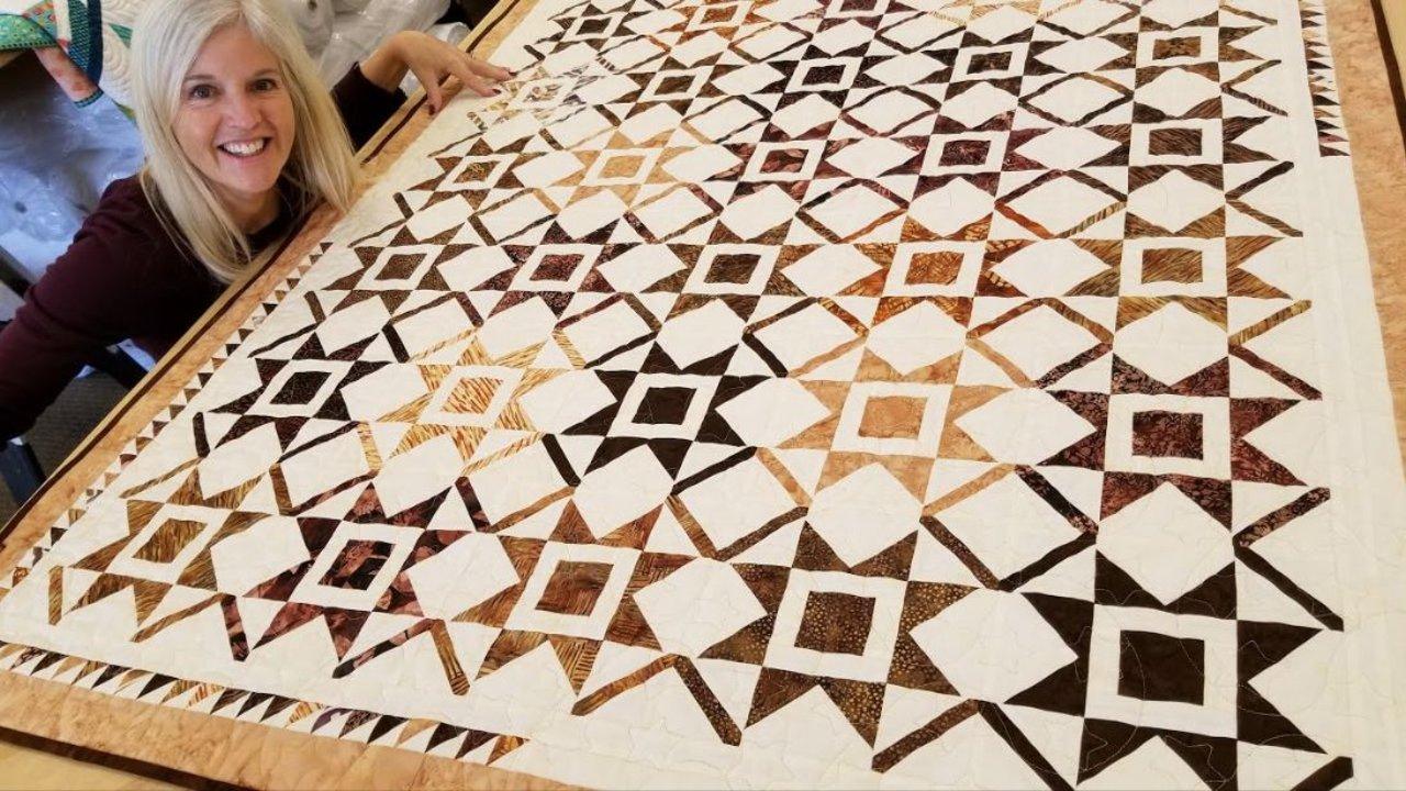 New Year’s Star Quilt Block