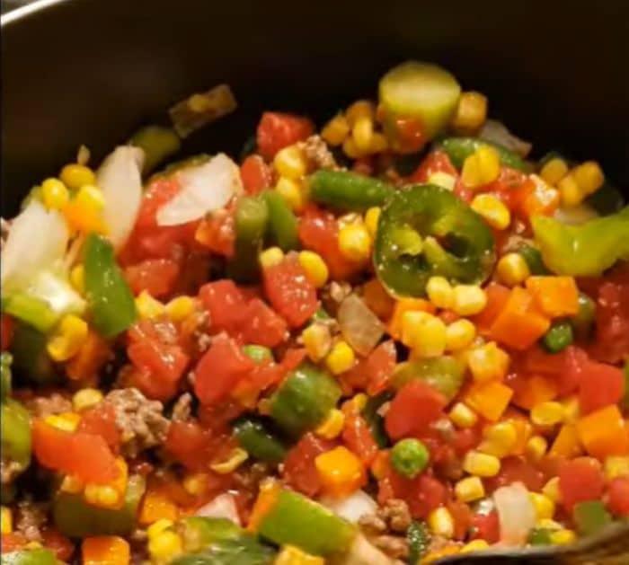 Grandma Hamburger Vegetable Soup Instructions