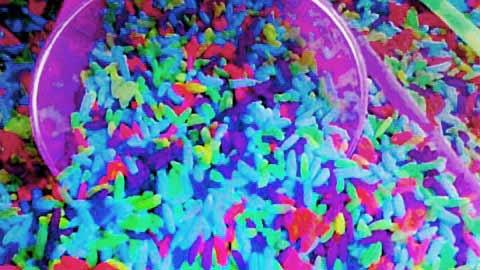 DIY Glow in the Dark Rice