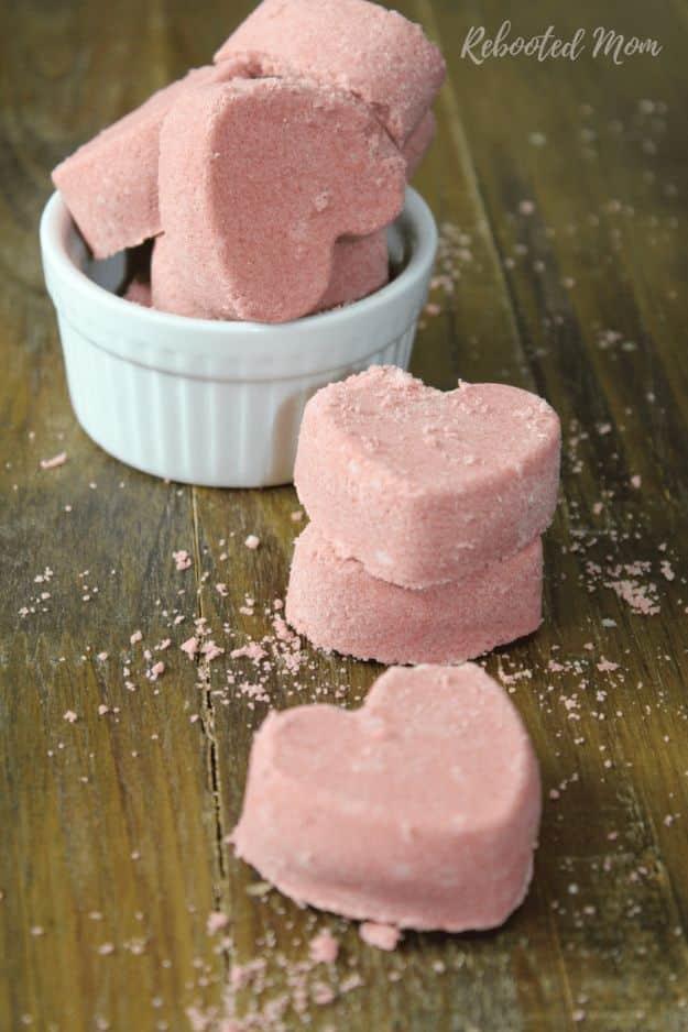 Pink Himalayan Salt Bath Bombs, a fizzy homemade soak, simple enough for a first attempt at homemade skincare